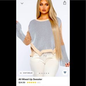 Fashionnova All Mixed Up Sweatshirt